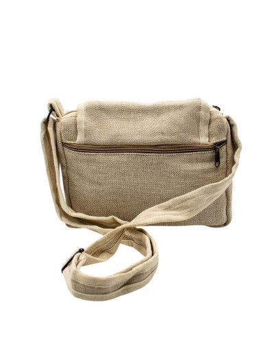 Sac bandoulière en chanvre couleur os – Sac...