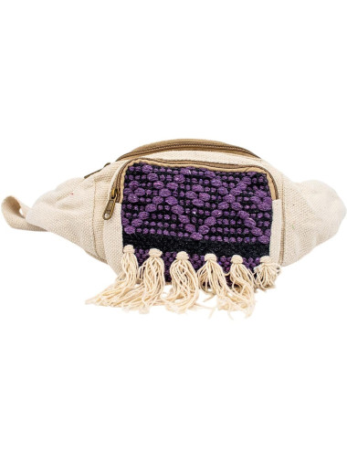 Pochete boho artesanal com... 2