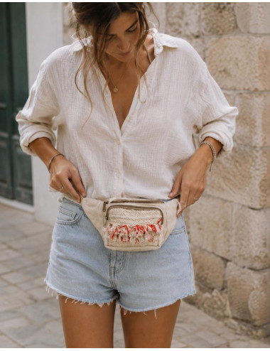 Sac banane bohème fait main... 2