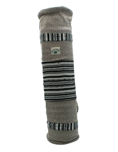 Hanf-Yogamatten-Tasche – handgemachte Boho-...