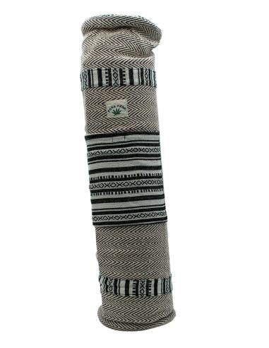 Hanf-Yogamatten-Tasche – handgemachte Boho-...