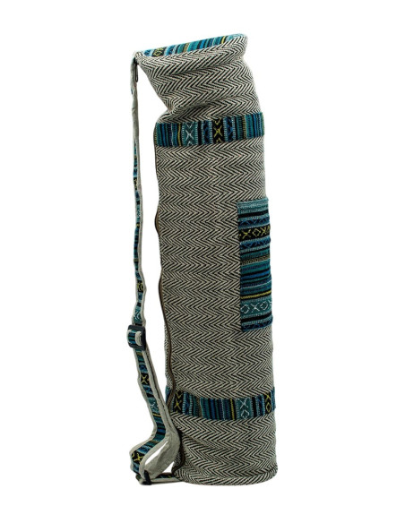Hanf-Yogamatten-Tasche – handgemachte Boho- Kimago -Hülle