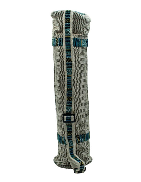 Hanf-Yogamatten-Tasche – handgemachte Boho- Kimago -Hülle