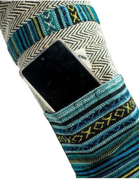 Hanf-Yogamatten-Tasche – handgemachte Boho- Kimago -Hülle