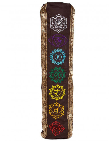 Brown Cotton Yoga Mat Bag –...