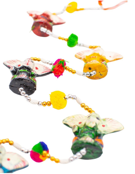 Decorative Pendant of 5 Ganeshas – Indian Handicraft for the Home