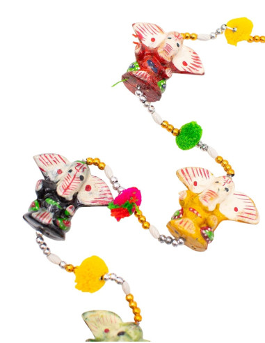 Ciondolo decorativo con 5 Ganesha – Artigianato...