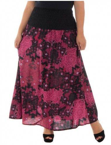pink_goma_long_skirt 2