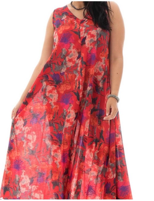 vestido-longo-largo-laço-vermelho-fechado