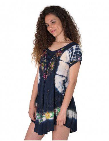 t-shirt-cravate-celeste-life-playa