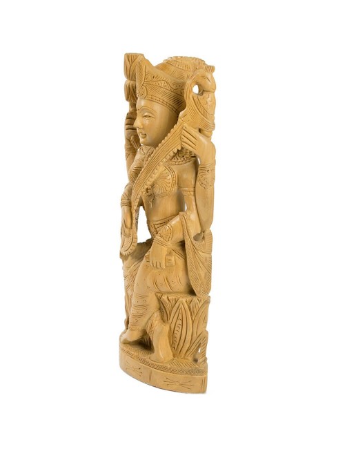 Statua-del-dio-denaro-Lakshmi-divinità-artigianale