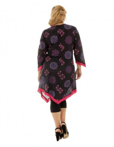 Tunic with sleeves kimono style Plus size