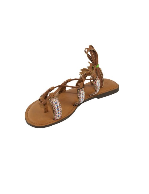 Sandale-Frau-Griechisch-Boho