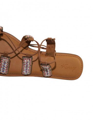 Greek hippie sandal