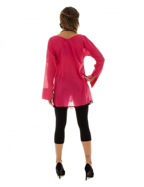 blusa-mujer-amplia-con-pompones-atras