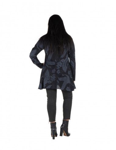 tunica-black-size-large-woman-phenix-back