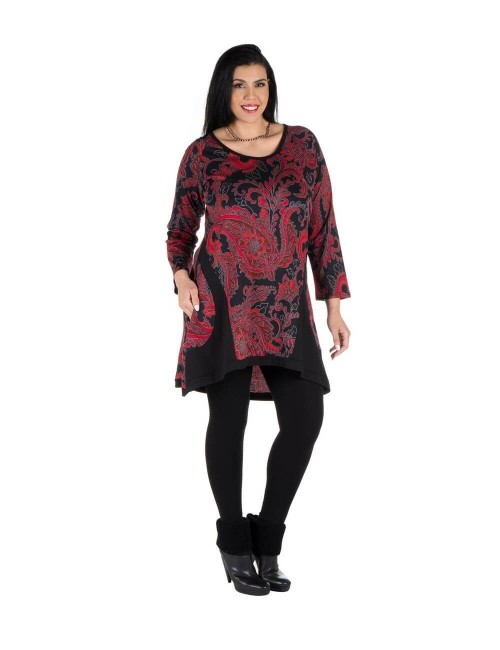 Dress-large-size-stamped-desigual-Landscape