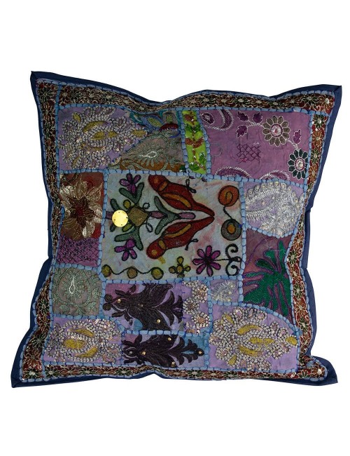 cover-cushion-embroidered-blue-Indian