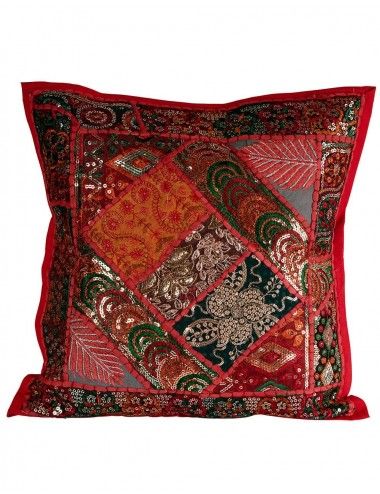 funda-cojin-bordada-hippie-rojo 2
