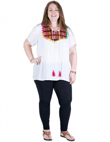 white-blouse-plus-size-embroidery-pompoms