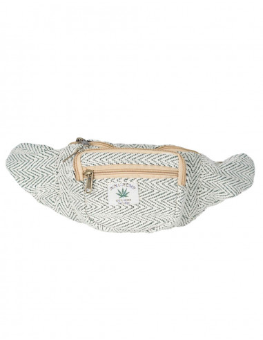 sac banane-couleurs-chanvre-unisexe-hippie-vert