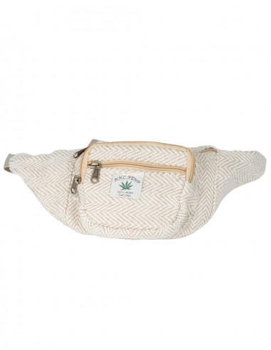 Gürteltasche-Hanf-Farben-Unisex-Hippie-Beige